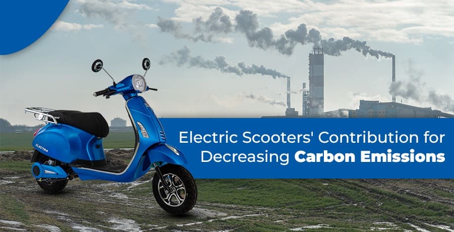 electric scooters contribution for decreasing carbon emission